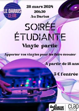 Soirée  étudiante - Vinyles party