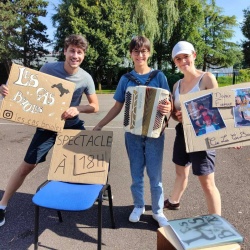 Samuel, Julie et Charlotte en tournée estivale - Août 2023 - Aillevillers-et-Lyaumont